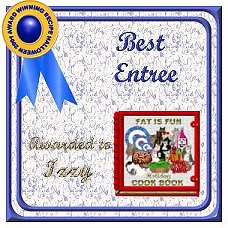 Izzy's award for Entrees