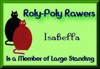 Izzy's Roly Poly Rawers membership card
