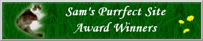 Sam's Purrfect Site Award Winners