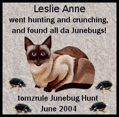 June Crunchy Bugs Award