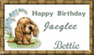 Happy Birthday from Bettie